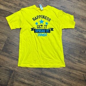 Zumba Fitness Bright Yellow Tee